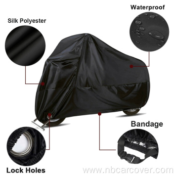 Water rain resistant oxford elastic oem motorcycle cover